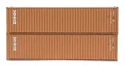 Jacksonville Terminal Co 405049 N Scale Triton 40' High Cube (2 Pk)