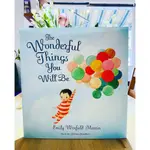 現貨贈音檔🍀精裝英文繪本THE WONDERFUL THINGS YOU WILL  BE獲紐約時報最佳兒童選書🍀缺書店