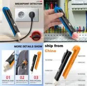 LED Voltage Detector Electric Sensor Tester Pen AC Power Outlet Volt Testeur V