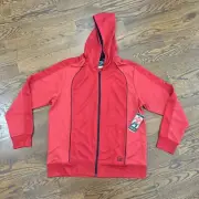 AND1 Men's Red Double Team Full-Zip Jacket - Size L - NWT