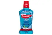 Colgate Plax Antibacterial Mouthwash 500mL, Peppermint, Alcohol Free, Bad Breath Control