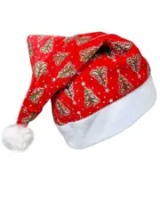 Santa Xmas Tree Design Costume Hat