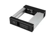 StarTech.com Drive Bay Adapter for 5.25" Serial Attached SCSI (SAS), SATA/600 - Serial ATA/600 Host Interface Internal - Black -