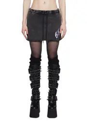 [Dolls Kill] Favorite Number Mini Skirt (Fairfax)