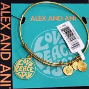 Alex and Ani Love Peace Joy Charm Bracelet