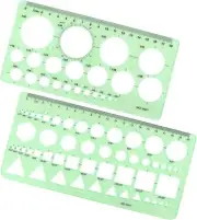Tamaki Circle Template Measuring Geometry Ruler Geometric Drawings Stencils...
