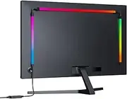 The LED Light Strip Computer Monitor Backlight is Suitable for 27 inches The RGB Lighting of LED Light Strips is Synchronized in Real time with Music, Video and Games USB Port Software Key Control