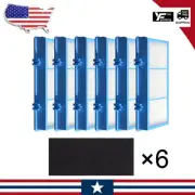 6 Pack HEPA Filters Carbon Booster Sheet HAPF30AT For Holmes AER1 Air Purifiers