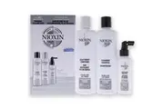 System 1 Kit by Nioxin for Unisex - 3 Pc 10.1oz Cleanser Shampoo, 10.1 oz Scalp Therapy Conditioner, 3.38oz Scalp and Hair Treatment