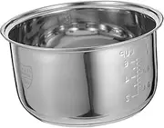MOKKHNB Rice Cooker Inner Pot Nonstick Stainless Steel Cooking Container Replacement for Electric Cookers Easy to with Various Brands