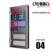 Debby eyeshadow on the go eyeshadow palette 04 light blue