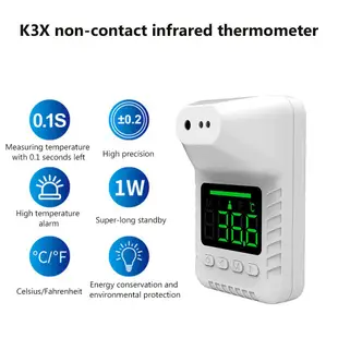 K3X Thermometer Non Contact Digital Thermoscan Infrared Fore