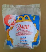 McDonald's BABE Happy Meal Toy Mouse 7 Plush NEW Sealed 1995