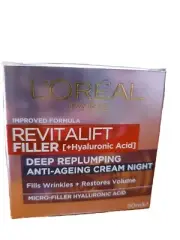 L'Oréal Paris Revitalift Filler Hyaluronic Acid Night Cream - 500ml