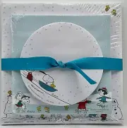 NEW Hallmark - "Peanuts" Memo Pad Set of 3 Memo Note Pads Ribbon SNOOPY Winter
