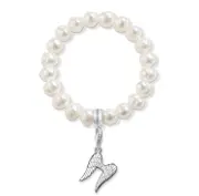 Buy Pearl Bracelet & Wing Charm Set by THOMAS SABO Australia online - THOMAS SABO Australia