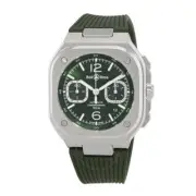 BELL&ROSS BR05 Chrono Green Steel BR05C-GN-ST/SRB
