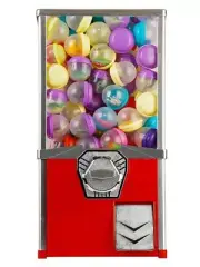 GV20 - 50mm Capsule / 45mm Bouncy-Ping Pong-Golf Ball 50p Vending Machine - RED