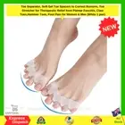 Toe Separator, Soft Gel Toe Spacers to Correct Bunions | 1 pair White