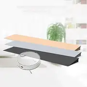AQGILL Lightweight Threshold Ramp 3/4" - 2" Rise for Wheelchair Sweeping Robot, Portable Plastic Curb Ramps Stable Home Entry Steps Pad for Indoor/outdoor, Patio, Garden(Black,Rise high 3.5cm(1 3/8"))