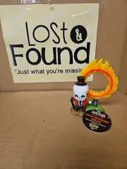 Thrills & Chills Ahhh-Quarium Decor Skeleton RING OF FIRE Figure *GLOWS* NWT