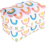 SHOWERORO Travel Napkin Storage Bag Diaper Bag Patterned Sundries Holder for Indoor/Outdoor