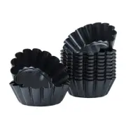 Flower Tart Pans Baking Cup Wrapper Baking Tool Tart Muffin Cup Pie Tins Baking