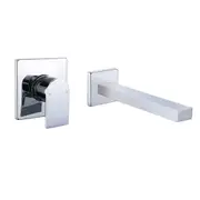 VITO BERTONI EEVA Wall Basin Bath Mixer Set - 170mm - Chrome