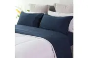 Ramesses Jeans Pebble Wash Linen Look Alternative Sheet Set