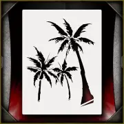 Palm Trees - Airbrush Stencil Template Airsick