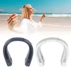 Bladeless Neck Fan 1200mAh Battery Wearable Fan Leafless USB Rechargeable Fold