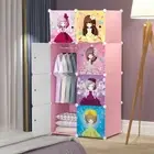 Portable Wardrobe Large Clothes Closet Storage Shelf Cabinet Organiser Princess