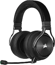 CORSAIR Virtuoso RGB Wireless XT Multiplatform Gaming Headset with Bluetooth - Dolby Atmos - Broadcast Quality Microphone - iCUE Compatible- PC, Mac, PS5, PS4, Nintendo Switch, Mobile - Black