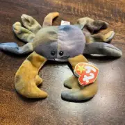 1996 Ty Beanie Baby Claude 4Gen Swing 5Gen Tush Tag PVC Pellets Errors