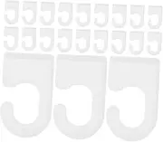 CAXUSD 50pcs Scroll Hooks for Posters Installation Hangers for Office Gallery Displays and Exhibition Use Compatibility and Space Saving Design