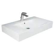 RAK Des 81 Wall Basin, 1 Tap Hole, Alpine White
