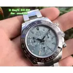 ROLEX 三眼迪通拿 N廠冰藍 4130機 904鋼 機械腕錶 實拍 免運(出貨前可拍視頻確認)