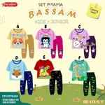 睡衣套裝男孩女孩睡衣套裝 BASSAM BY DEMIHAR SIZE 4-12 歲