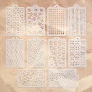 Elizabeth Craft Designs Art Journal Happy Patterns Stencil Set
