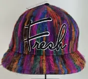 Neff Hat Cap Fresh Notorious Coogi Style SnapBack Magenta Flat Brim BNWT