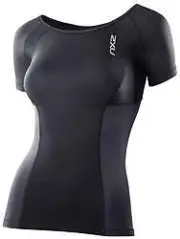 UNWORN NWT .2XU WOMEN'S ELITE CORE SHORT SLEEVE COMPRESSION TOP XL US$110