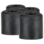 Four Pack Penn Elcom F1691 Rubber Cabinet Foot 1" Dia. x 1" H Heavy-duty Black