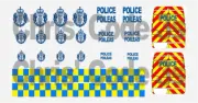 Code 3 Police Adhesive Vinyl Decals suit 1/43 1/50 - Scottish Police - Sprinter