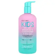 Giovanni, Eco Chic® Kids, 2-In-1 Daily Shampoo & Conditioner, For All Hair Types, 16.5 fl oz (487 ml)