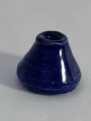 Stoneware Vase 1:12 Scale Dollhouse Miniature Cobalt Jug Jar Planter Hand Thrown