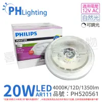 在飛比找momo購物網優惠-【Philips 飛利浦】2入 LED 20W 940 40