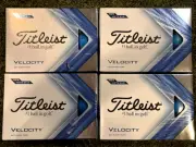 Titleist Velocity Golf Balls Lot Bundle - Matte Blue - 4 Dozen - NEW in Box