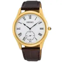 在飛比找momo購物網優惠-【SEIKO 精工】CS 羅馬數字小秒針時尚腕錶 SK038