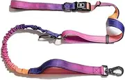 Dog Bungee Leash for Large Dog, Dog Car Seat Belt, Dog Leash Waist Belt, Hands-Free Dog Leash. (Pink)