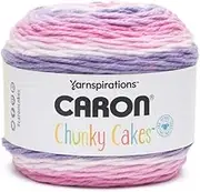 Caron Chunky Cakes Self Striping Yarn 297 yd/271 m 9.8 oz/280 g (Ballet Sorbet)